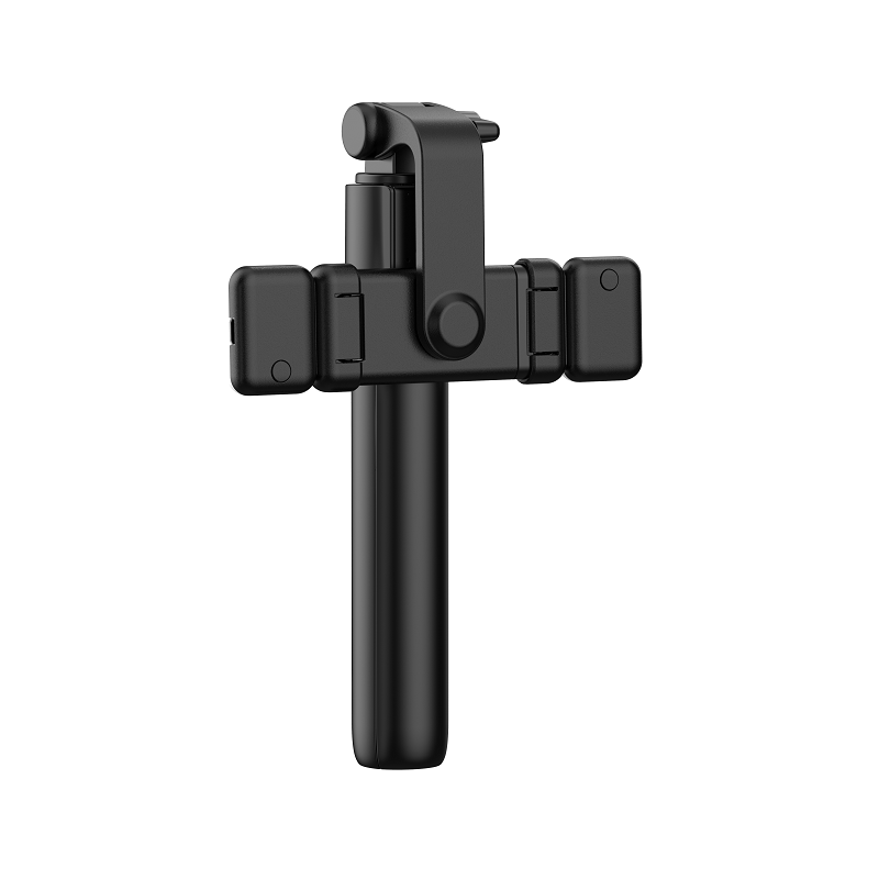Selfie Stick Telescopic 70cm cu Trepied BT, Lumina si Telecomanda, 360 grade, Bloototh 10m, Portabil, Fotografiere orizontala si verticala, Wireless