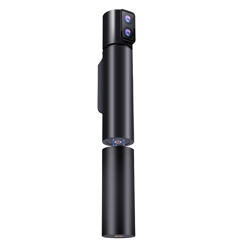 Camera Video Digitala 6K 30FPS, Full HD, Vlogging, WiFi, Stabilizator, rotativa la 350°, Micro SD 32GB Inclus, Ecran de 3.4cm lentila dubla, viziune nocturna, ecran tactil, 2600mAh, Sport, acumulator extra. portabila