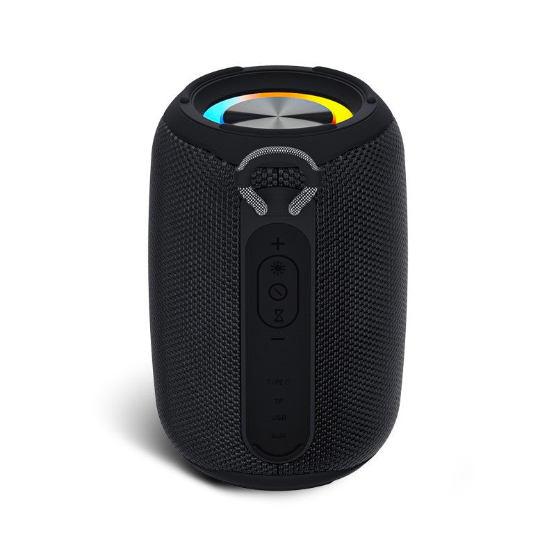 Boxă Portabilă Mini Bluetooth 5.3, 12W, IPX67, 13h Autonomie — USB-C Cadou, Negru